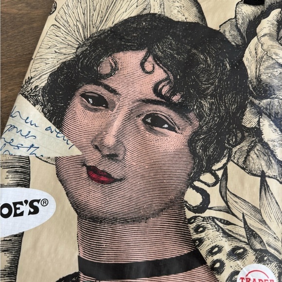 Trader Joe's Jolene and Joni Tote Grocery Reusable Shopping Bags Set of 2 NWT - Picture 2 of 8